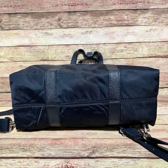 Henri Bendel Black Nylon Jetsetter Backpack - Picture 9 of 12